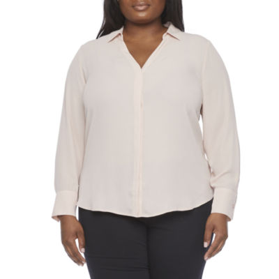 jcpenney white blouse