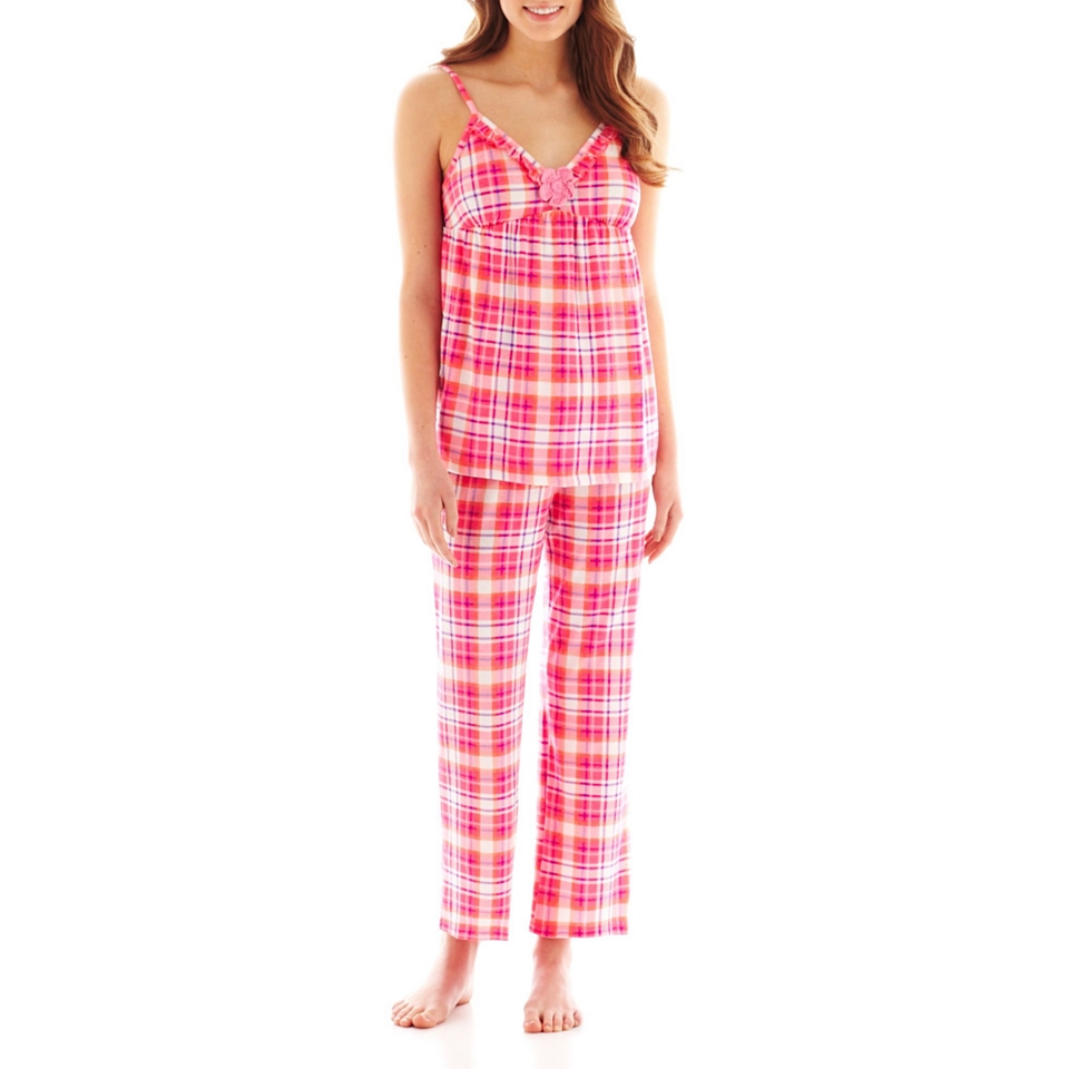 Pj Couture Pajama Set, Pink, Womens