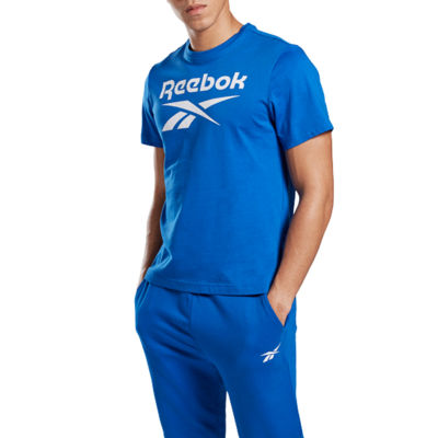 blue reebok shirt