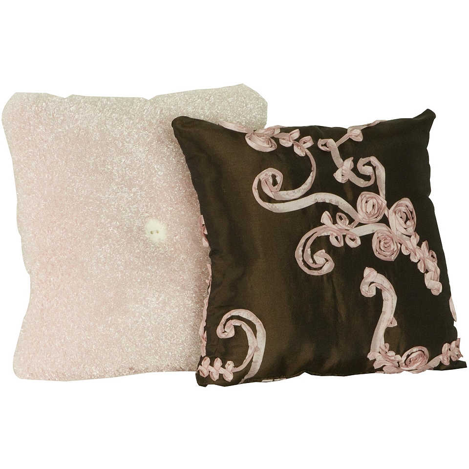 COTTON TALES Cotton Tale Cupcake 2 pc. Pillow Set, Brown/Pink, Girls