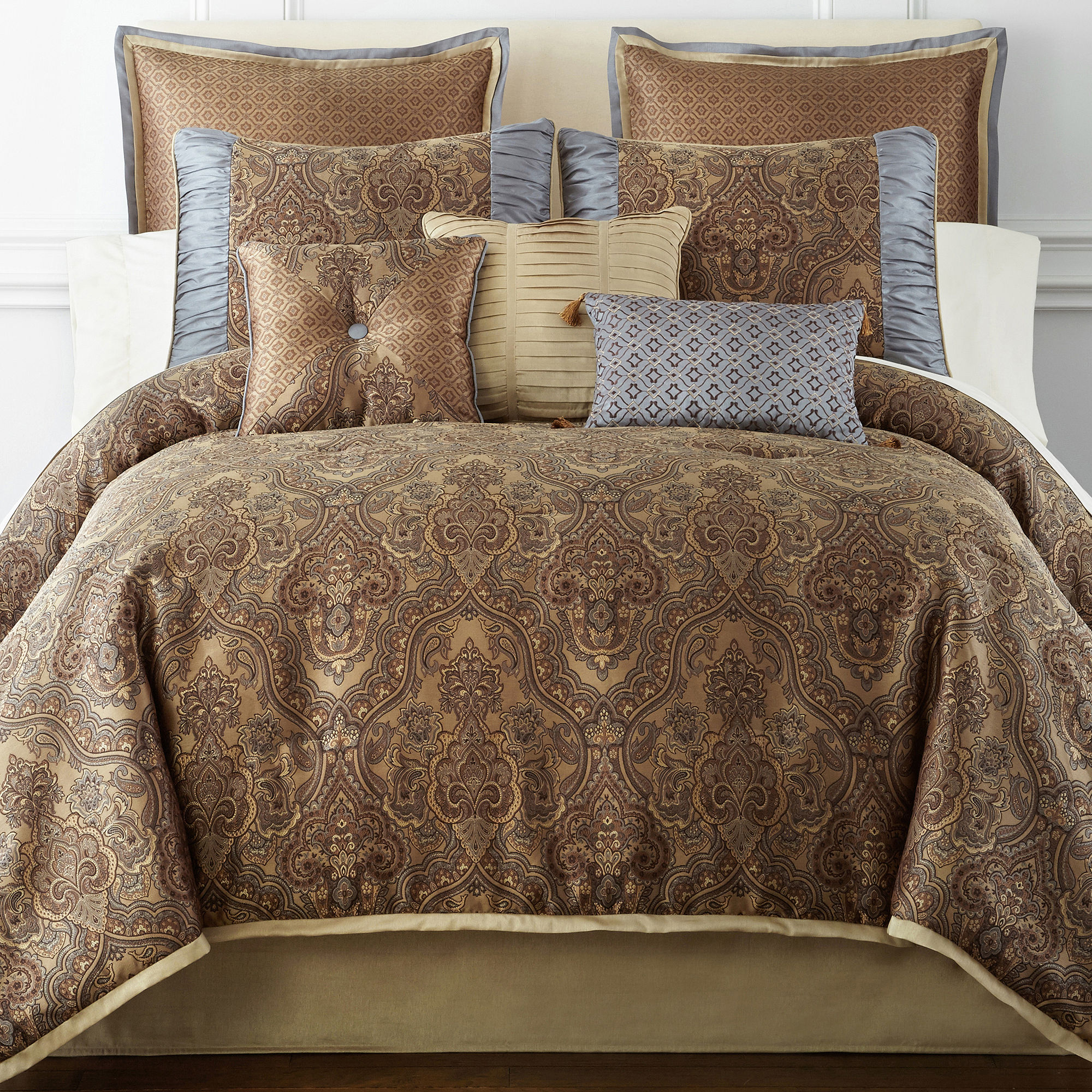 Home Expressions Savoy 7-pc. Jacquard Comforter Set