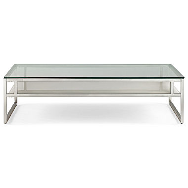 Upton Glass Top Cocktail Table  