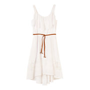 by&by Girl Belted Gauze Dress - Girls 7-16