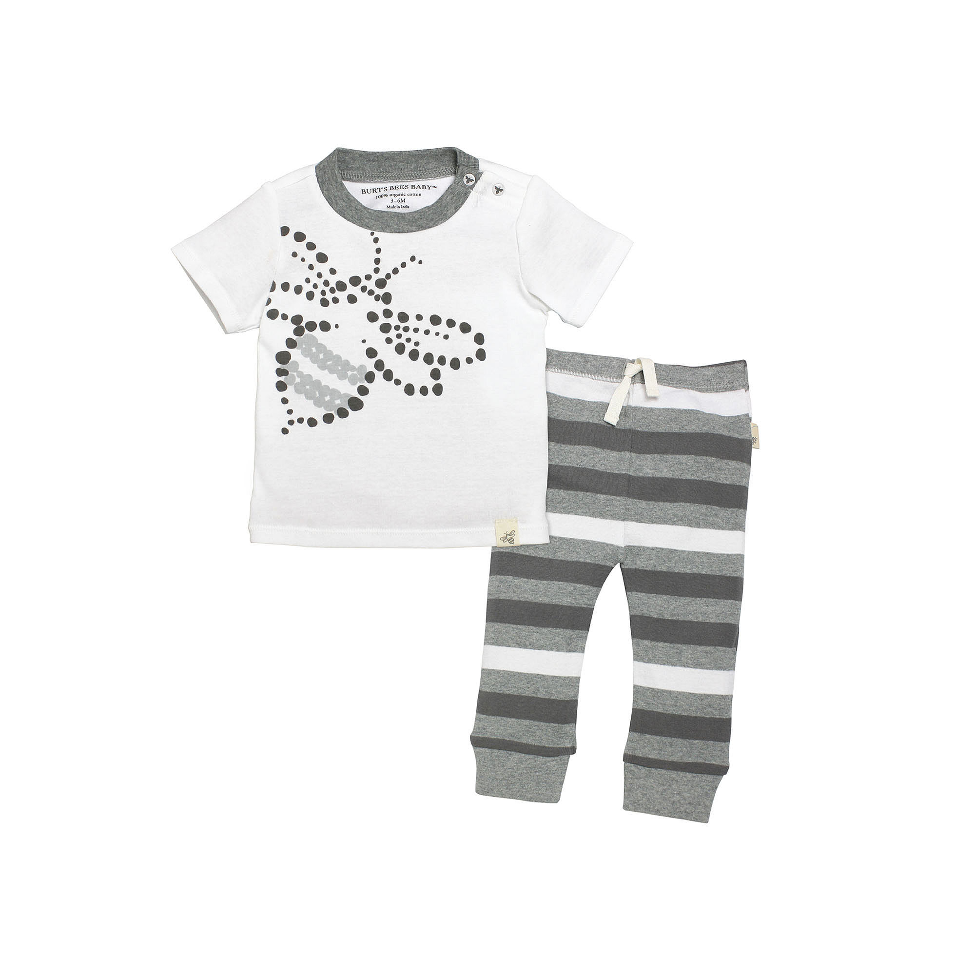 UPC 849681032609 product image for Burt's Bees Baby Short- Sleeve 2-pc. Tee Set - Baby Boys newborn-24m | upcitemdb.com