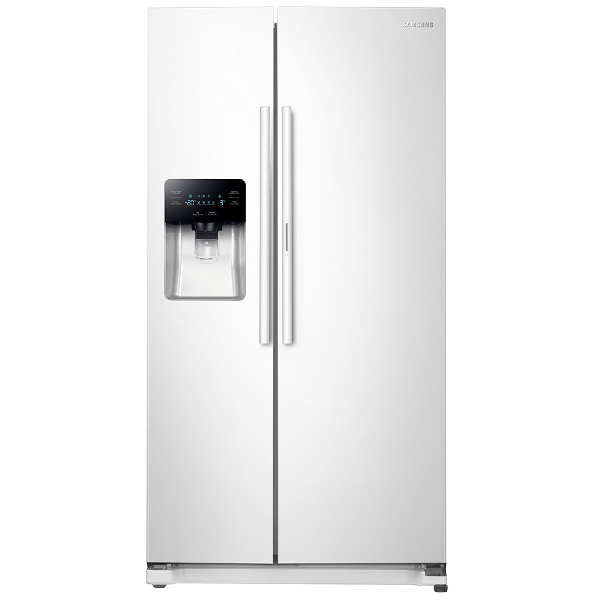 Samsung Energy Star 24.7 Cu. Ft. Side-by-side Refrigerator With Food Showcase Design