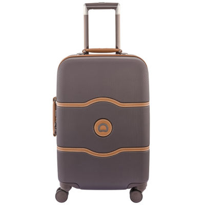 Chocolate DELSEY Paris Chatelet Soft Air Luggage Under-Seater with 2 Wheels Carry-on 16 Inch