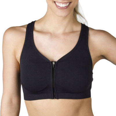 jockey sports bra front zip