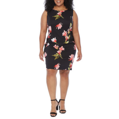 alyx sleeveless floral sheath dress