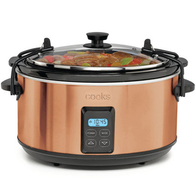 Cooks 5 Qt Programmable Latch and Travel Slow Cooker JCPenney