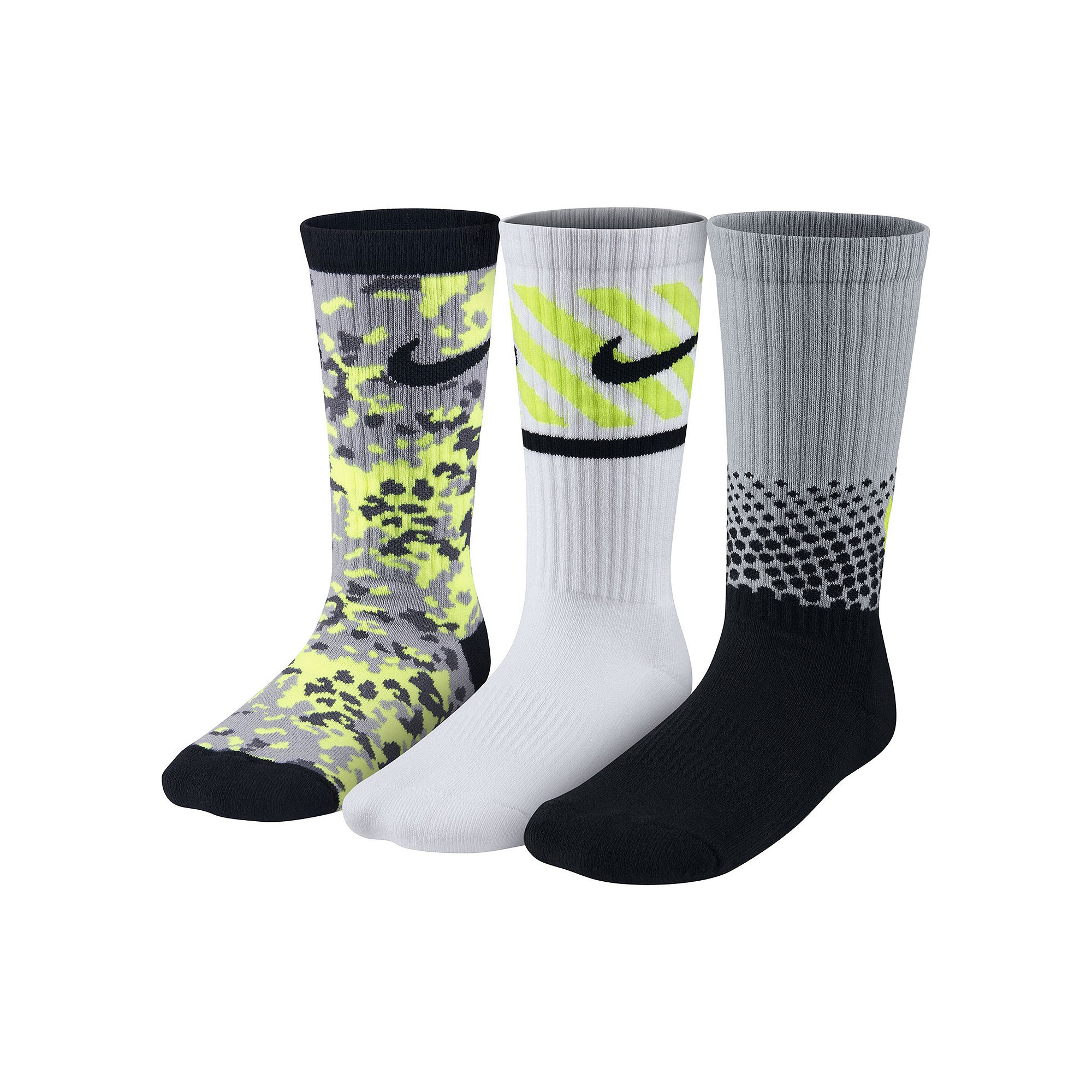 UPC 888409185500 Nike 3pk. Graphic Crew Socks Boys