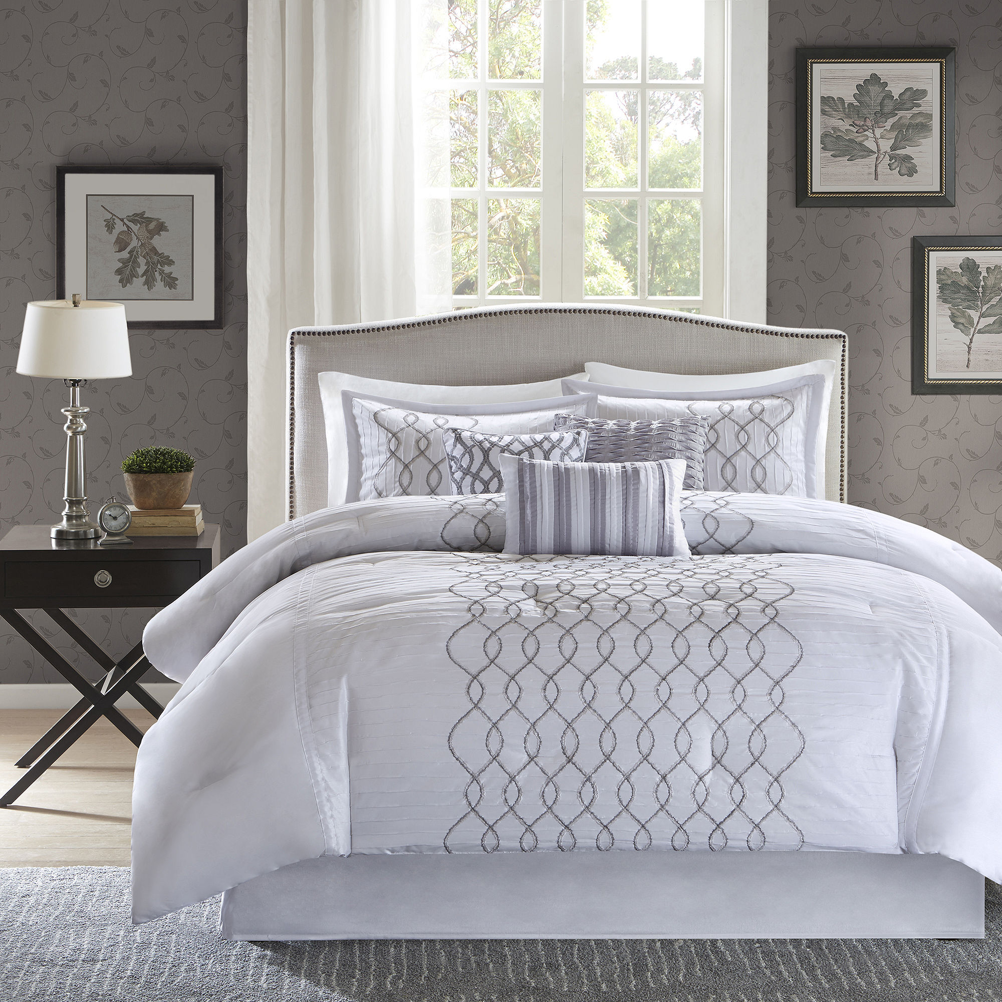 Madison Park Lillian Embroidered 7-pc. Comforter Set