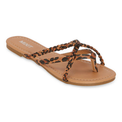 jcpenney flat sandals