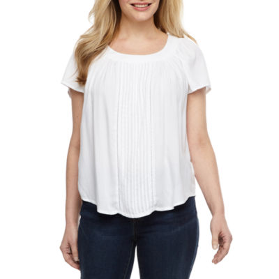 jcpenney white blouse