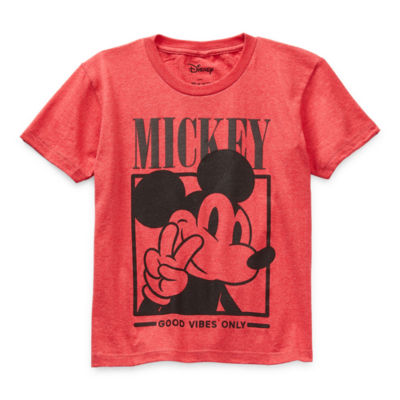 mickey mouse green crew neck