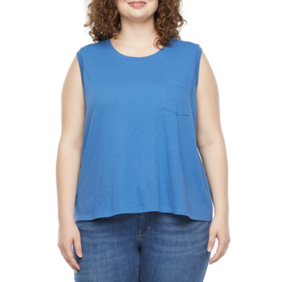 jcpenney womens plus tops