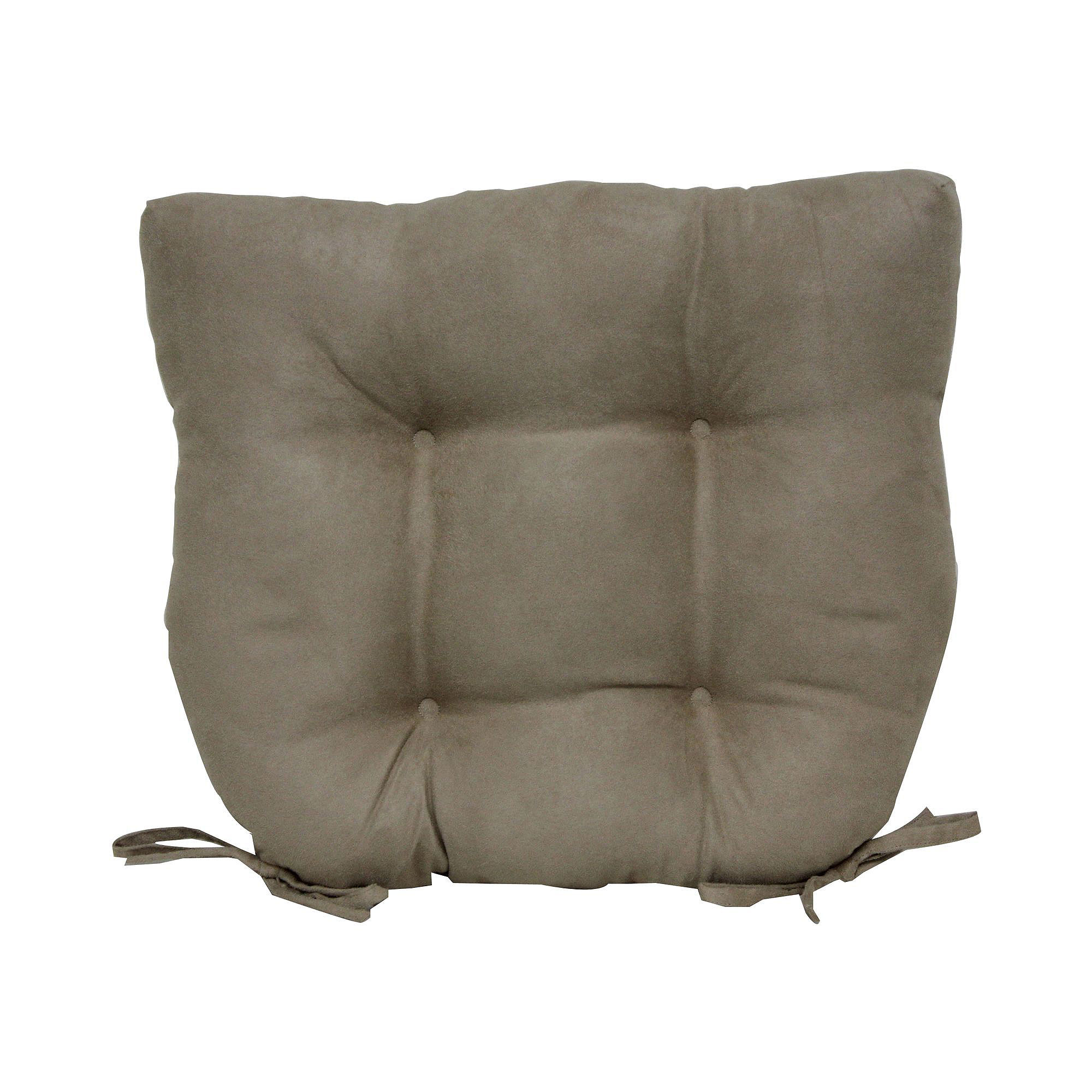 UPC 047218053404 product image for Faux-Suede Chair Cushion | upcitemdb.com