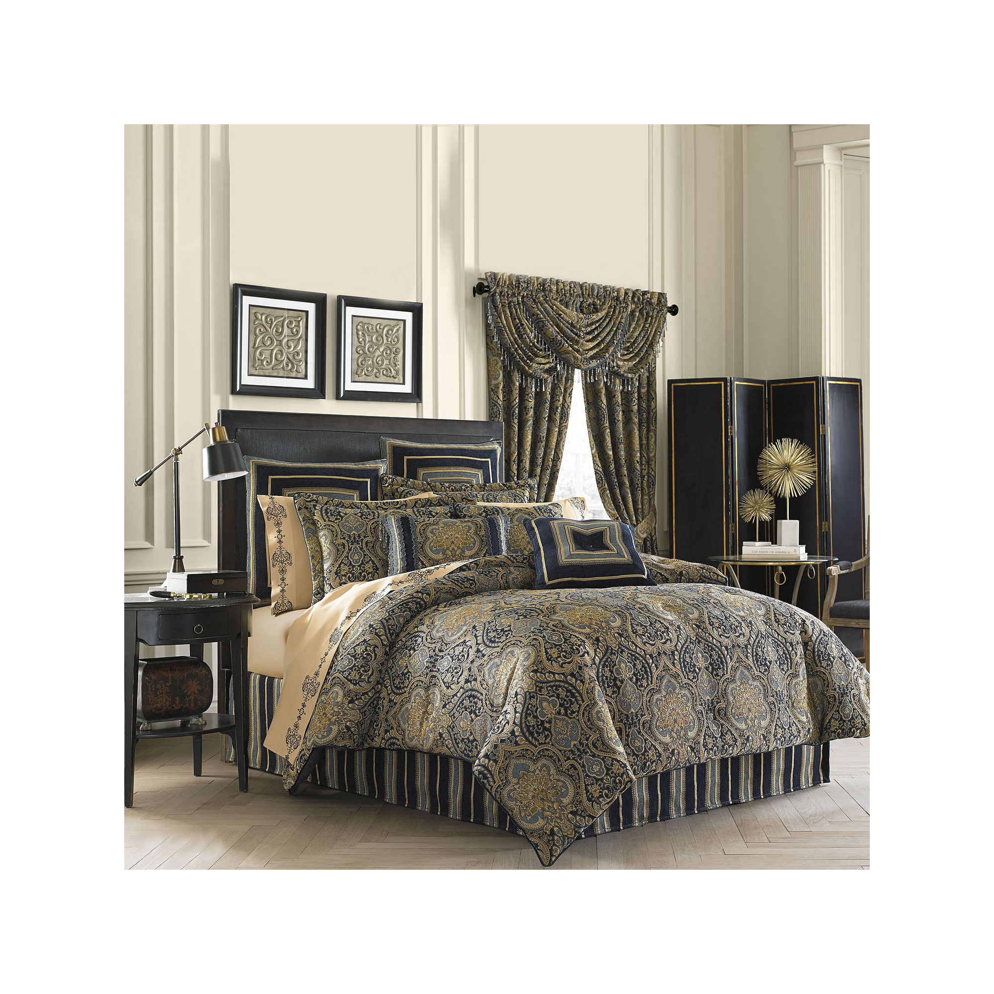 Queen Street Valentino 4-pc. Chenille Comforter Set