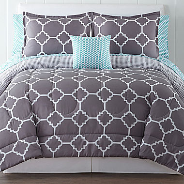 Home Expressions™ Tiles Reversible Complete Bedding Set