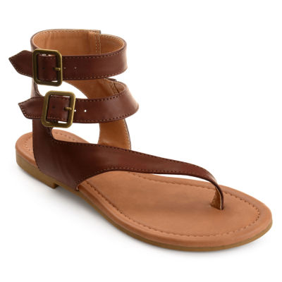 journee collection kyle flat sandal