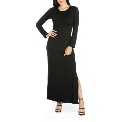 long sleeve maxi dress jcpenney