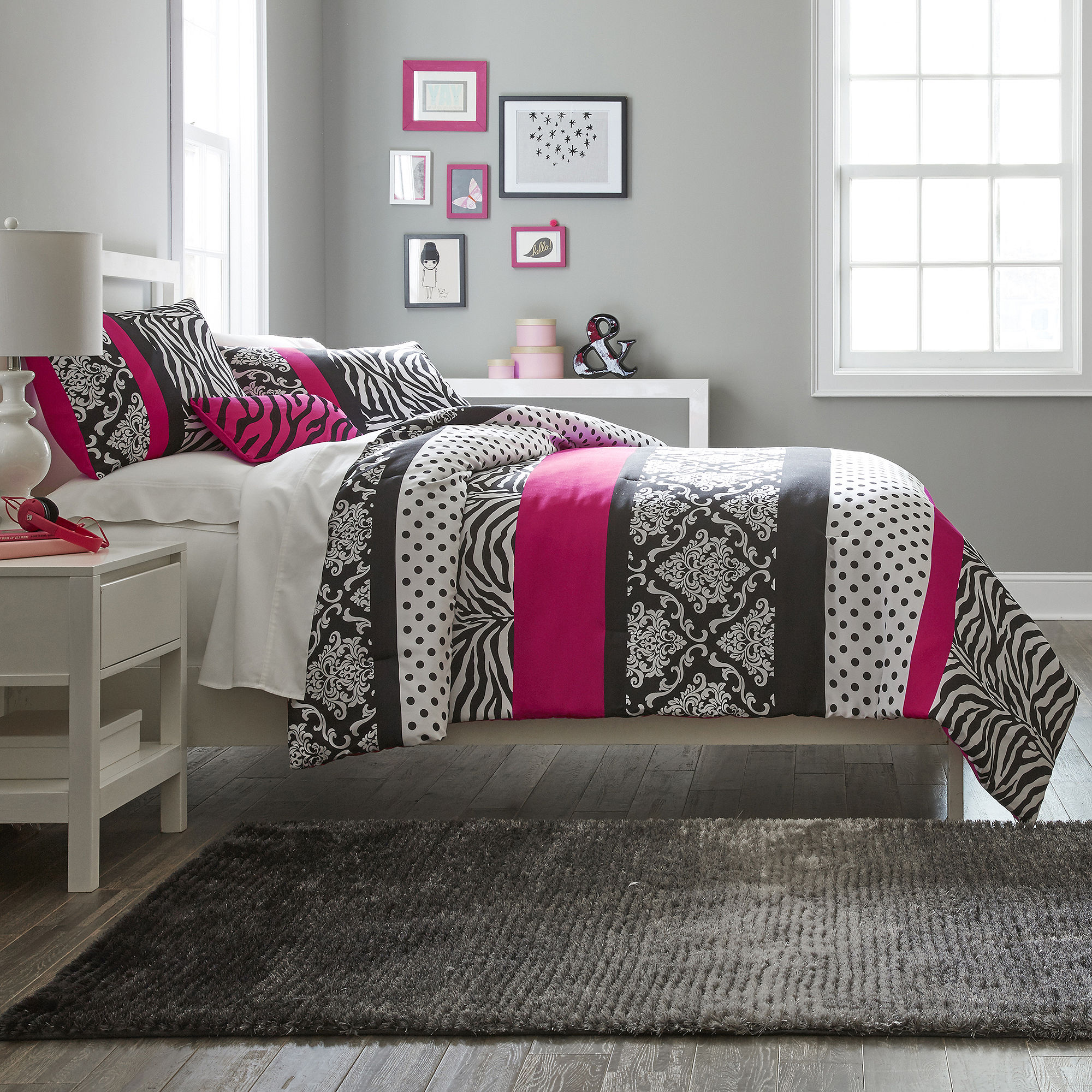 Mi Zone Gemma Zebra Comforter Set