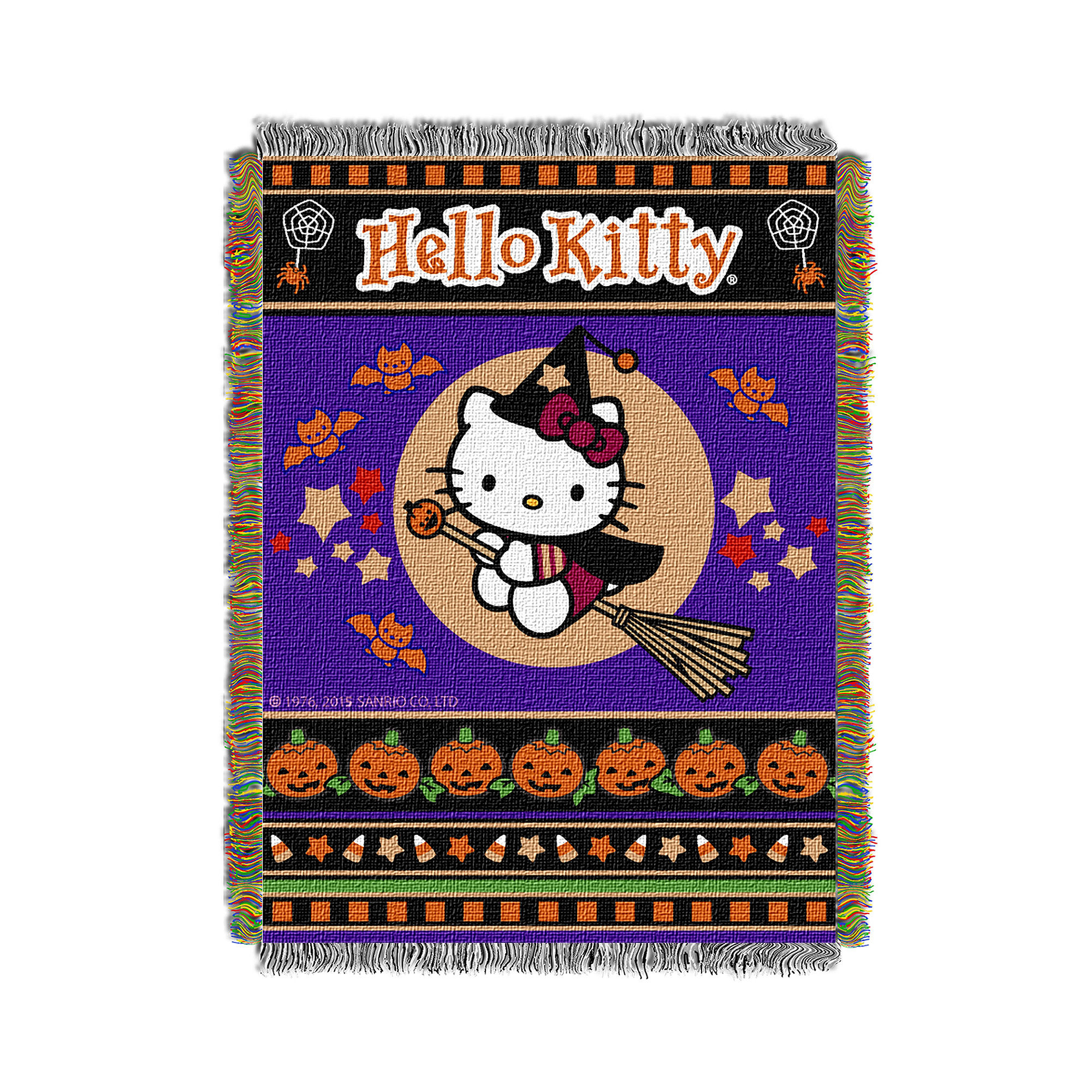 Hello Kitty Witchy Kitty Tapestry Throw