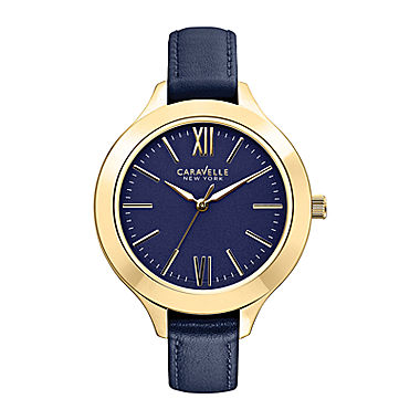 Caravelle New York® Womens Roman Numeral Blue