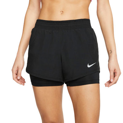 women's running 2 in 1 shorts