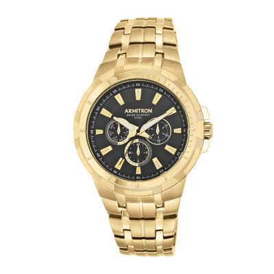 armitron men's gold watch