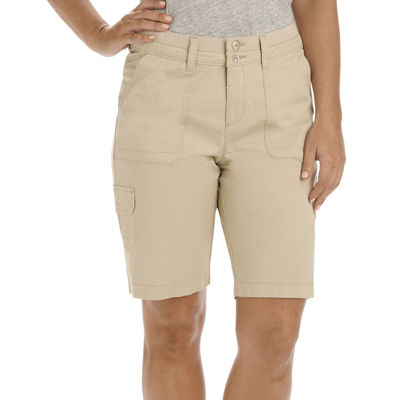 women's lee avery comfort waist cargo bermuda shorts