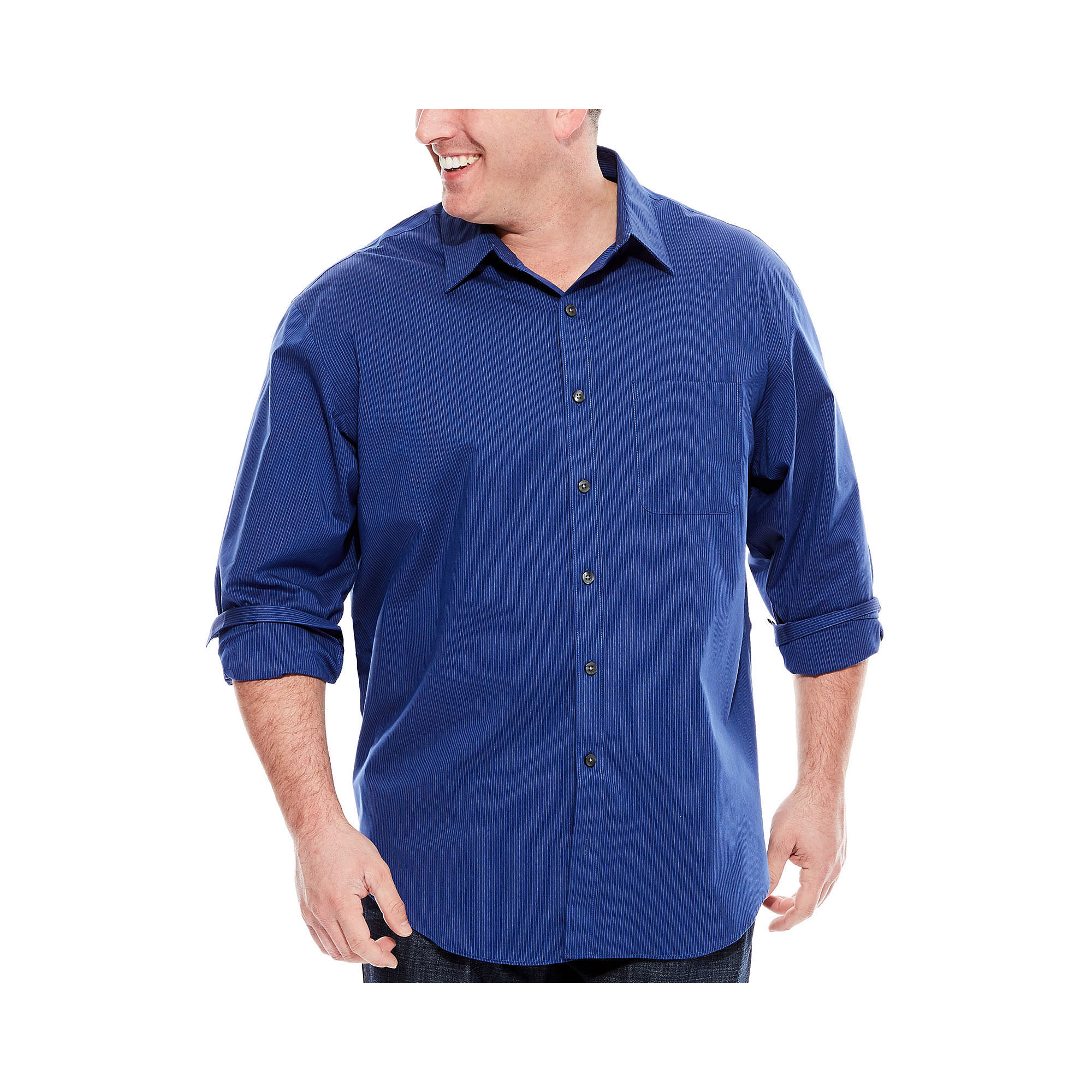 UPC 013282852724 product image for Van Heusen Long-Sleeve No-Iron Travel Shirt - Big & Tall | upcitemdb.com