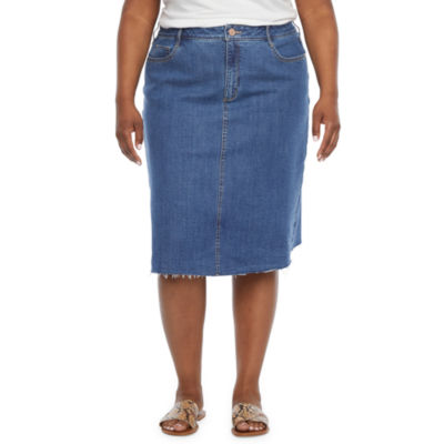 jcpenney jean skirt