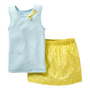Carter's® Striped and Dot Skort Set - Girls newborn-24m