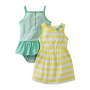Carter's® Striped Dress and Sunsuit - Girls newborn-24m