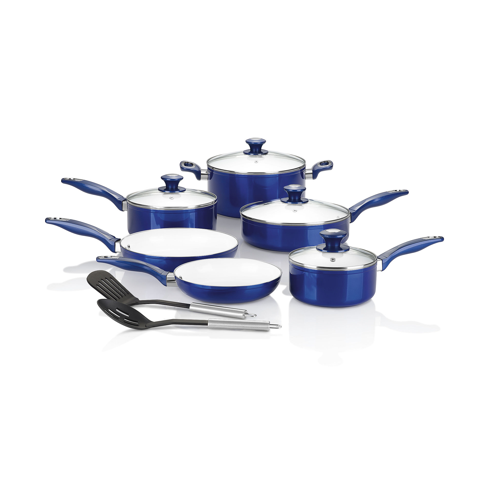 Cooks 12-pc. Ceramic Nonstick Cookware Set