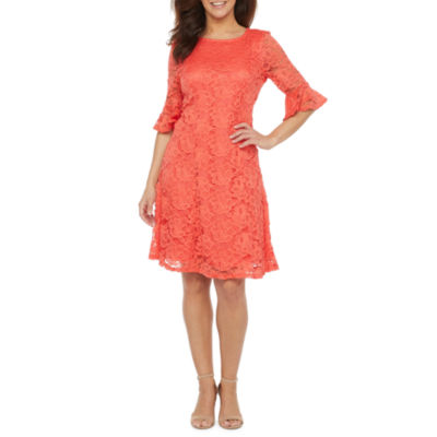 jcpenney red lace dress