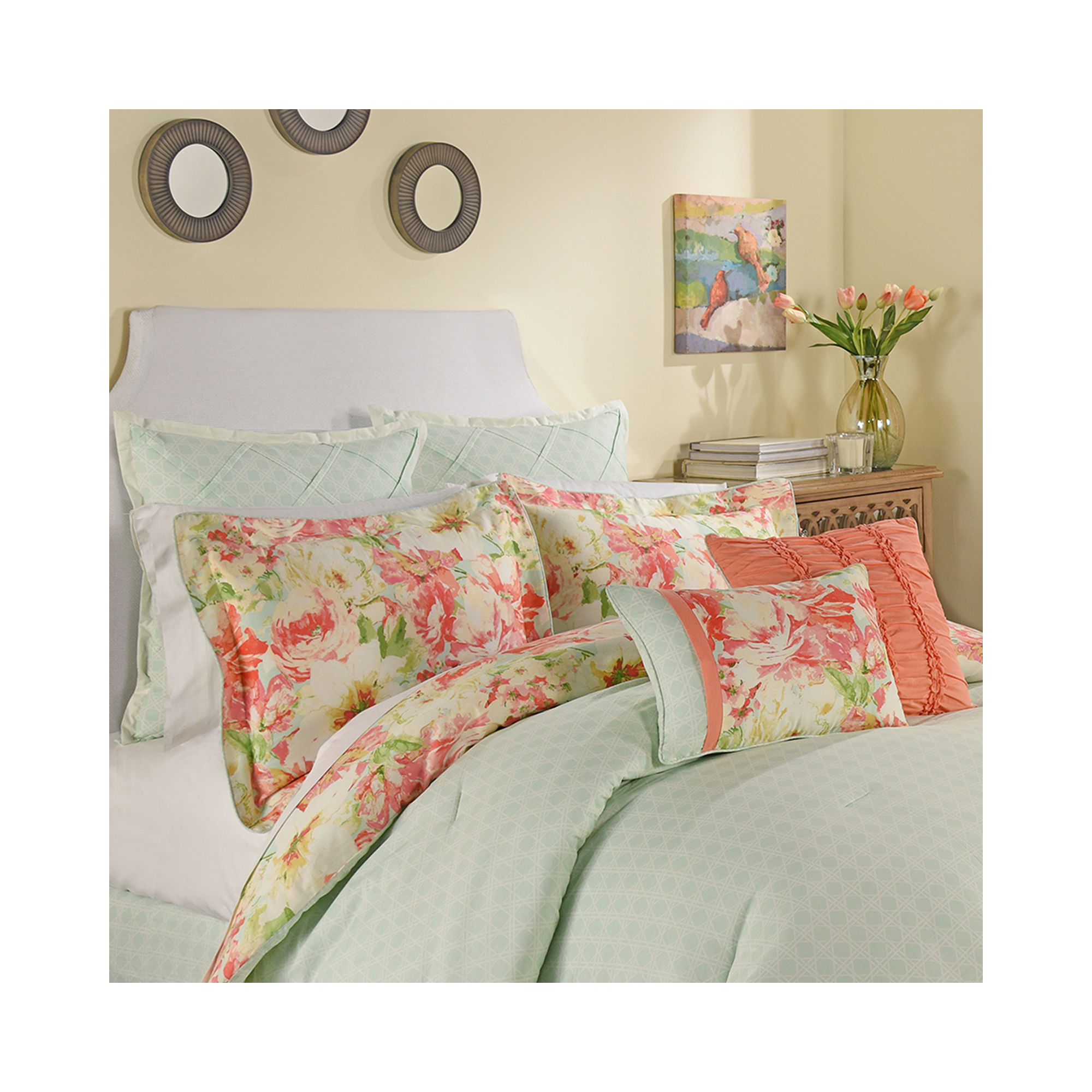 Waverly Fresh Picked Reversible 4-pc. Comforter Set