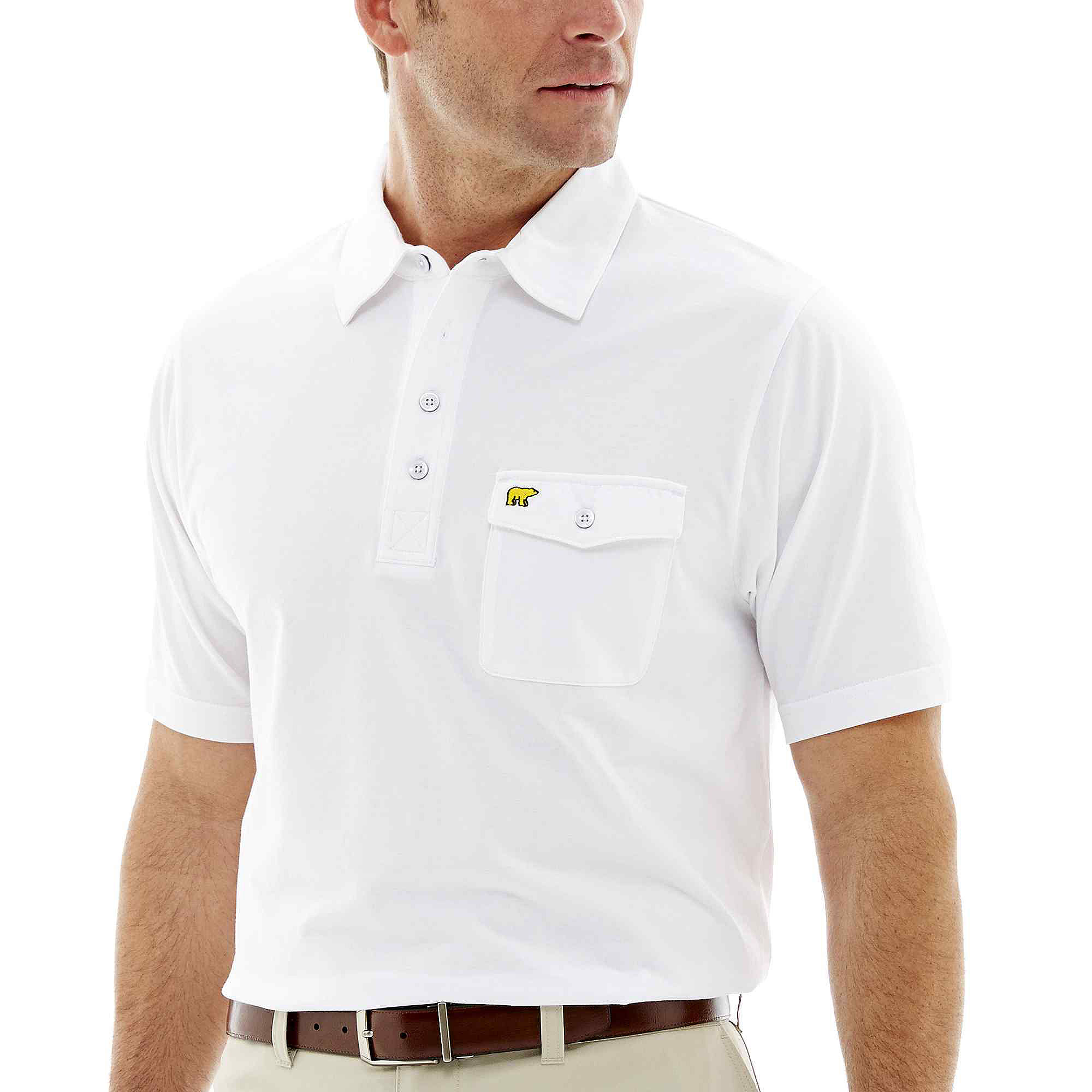 UPC 740700570419 product image for Jack Nicklaus Solid Flap-Pocket Polo | upcitemdb.com