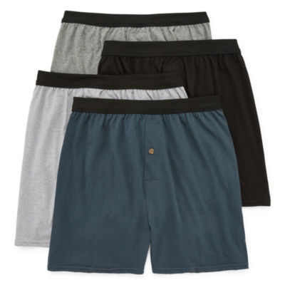 hanes knit boxer shorts