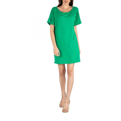 boat neck t shirt dress