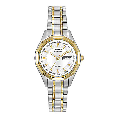 Citizen® Eco-Drive® Womens Two-Tone Watch EW3144-51A 