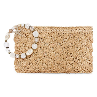 jcpenney silver clutch