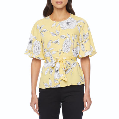 jcpenney yellow blouse