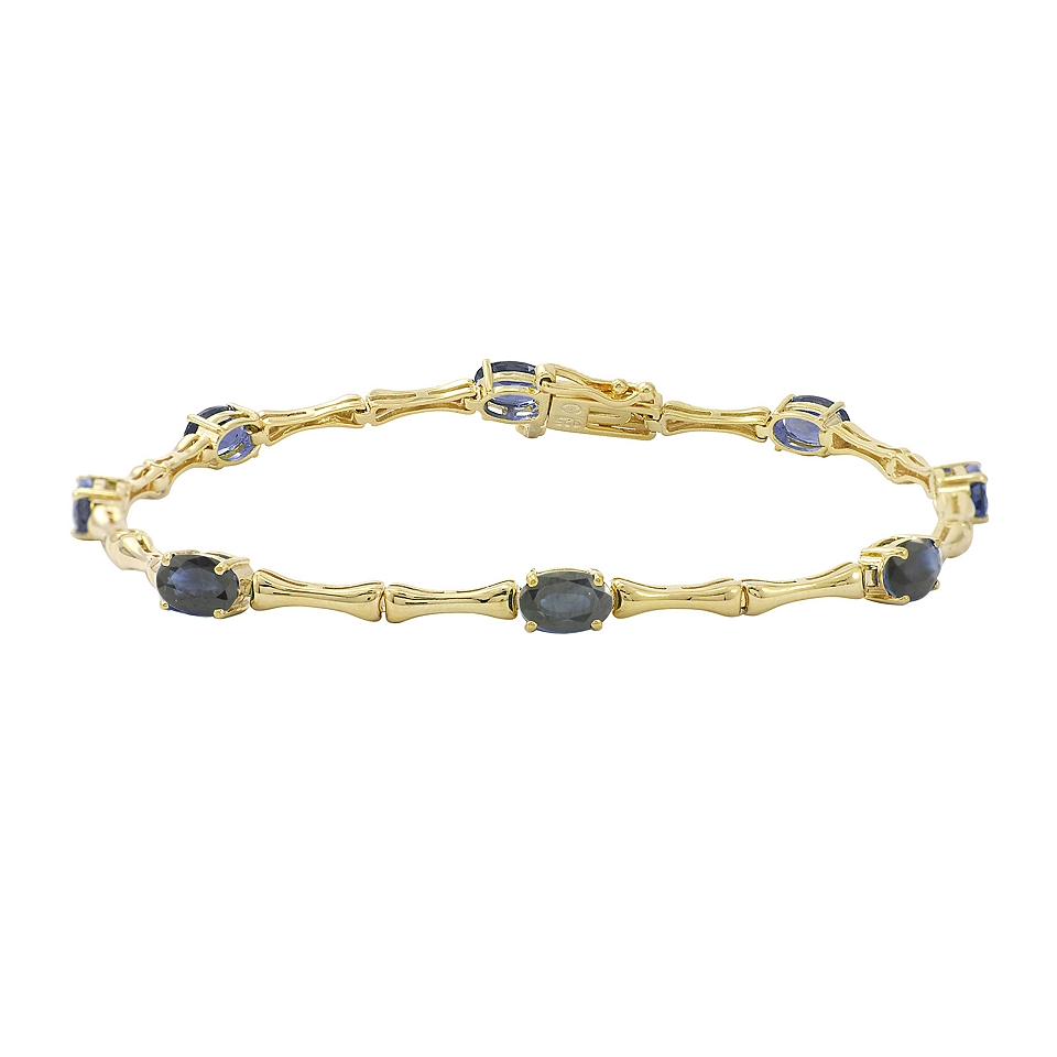 Lab Created Blue Sapphire Bracelet, Womens