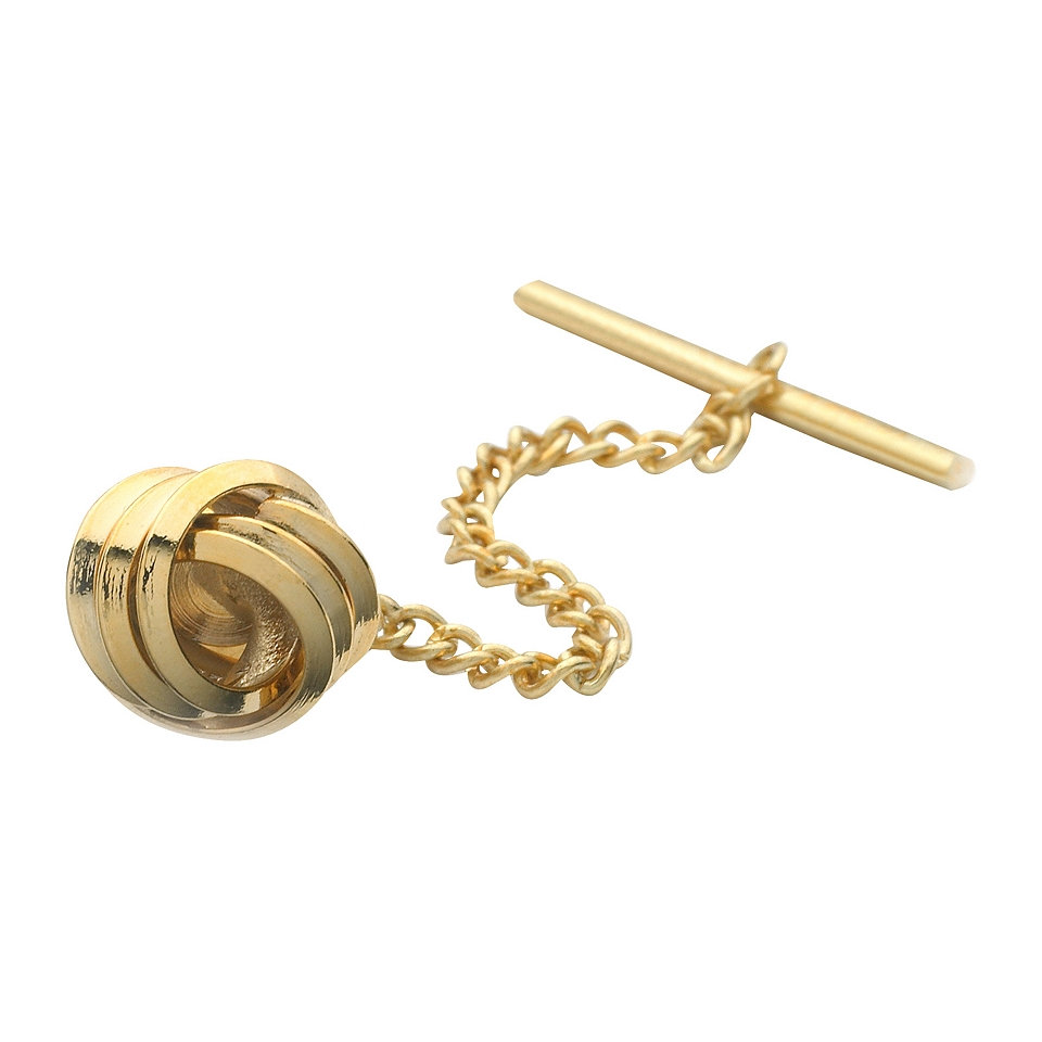 Love Knot Gold Plated Tie Tack