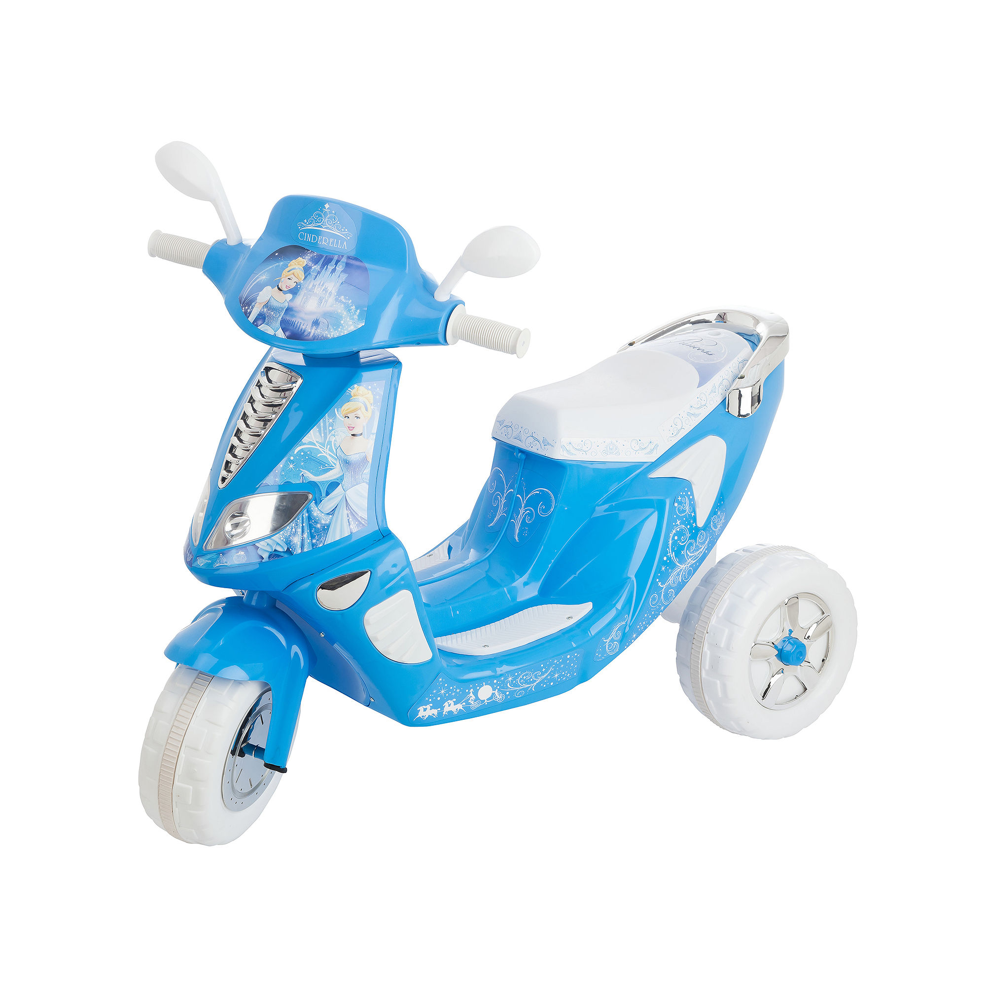 UPC 038675110915 product image for KidTrax Disney Cinderella Twinkling Scooter Electric Rideon | upcitemdb.com