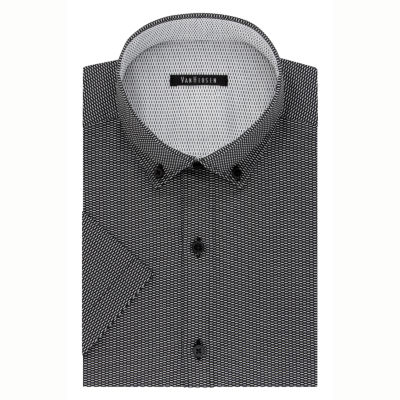 black wrinkle free dress shirt