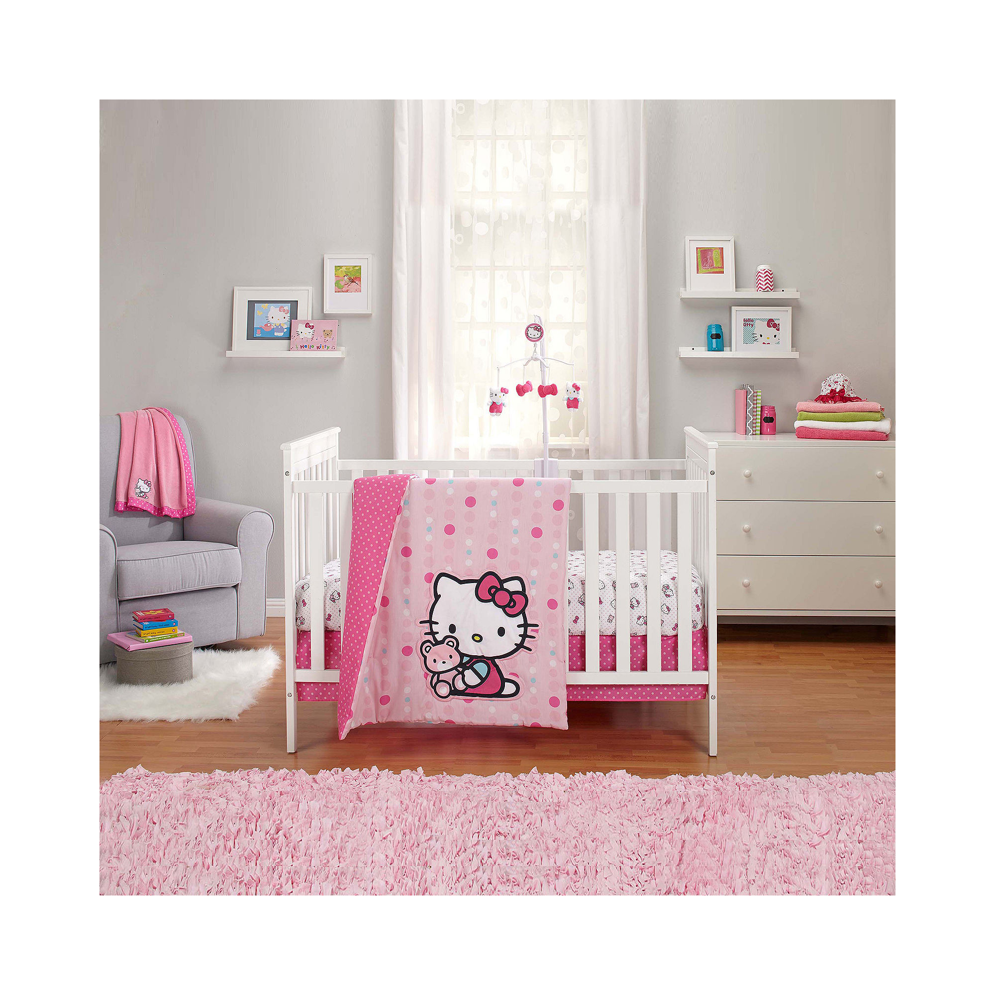 NoJo Sanrio Hello Kitty 3-pc. Bedding Set