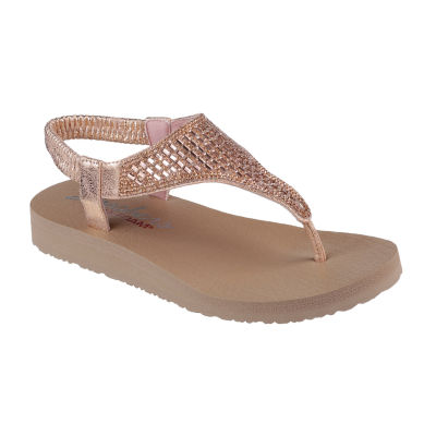 skechers meditation rock crown sandals white