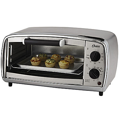Oster® 4-Slice Stainless Steel Toaster Oven 